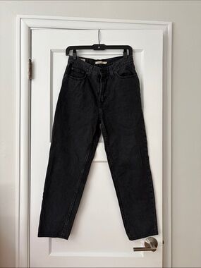 Levi’s 80s Mom Jean, faded black, size 28,